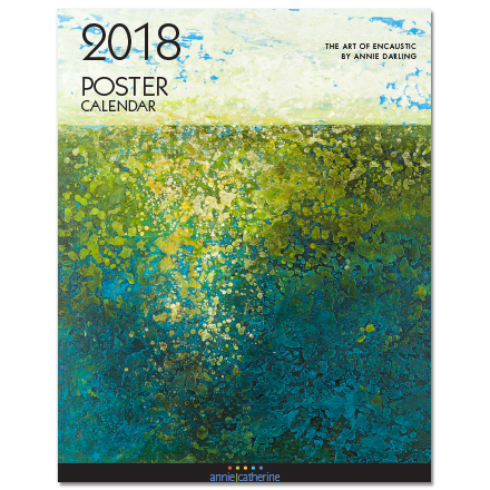 Annie Darling Encaustic Art Poster Calendar 2018