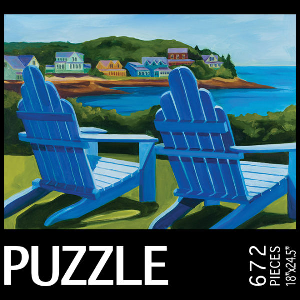 Catherine Breer Colors of Leisure Jigsaw Puzzle