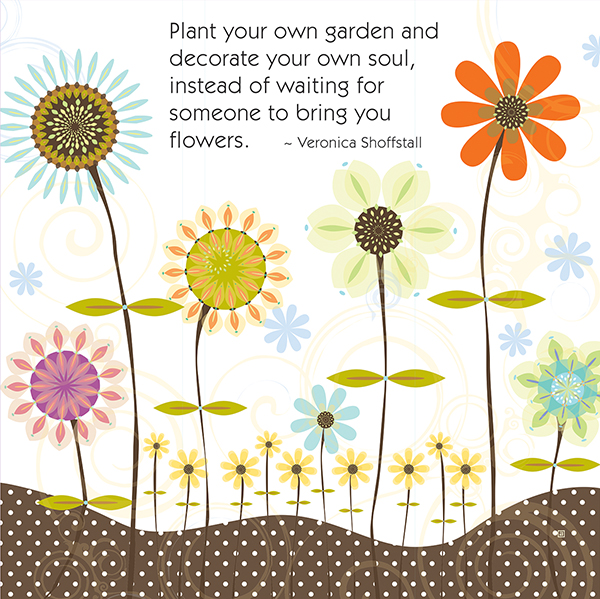 Little Moments Plant Your Own Garden Art Print