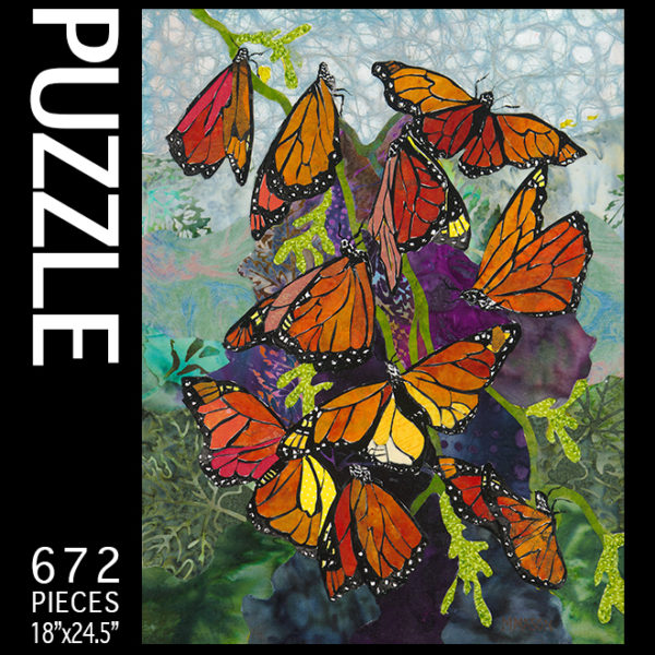 Maggi Mason Colors of Monarchs Jigsaw Puzzle
