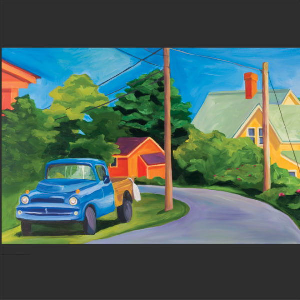 Catherine Breer Old Dodge on Peaks Island Art Print