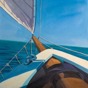 Catherine Breer Schooner Art Print