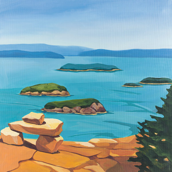 Catherine Breer View From Cadillac Mountain Art Print