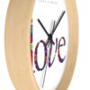 Love Wall Clock Side
