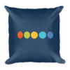 down-the-hill decorative pillow back side