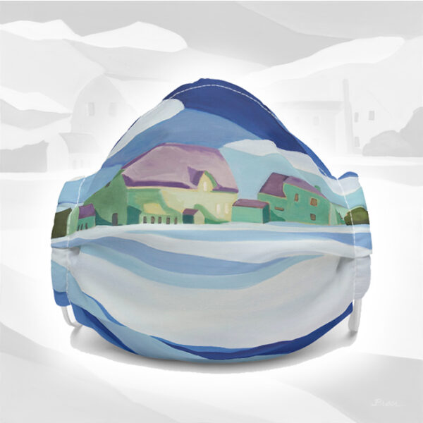 Winter Snow Art Face Mask