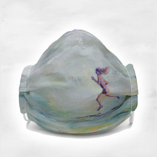 Runner I Am Free Art Face Mask