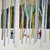 Maggi Mason Walk in the Woods Collage - Rectangular