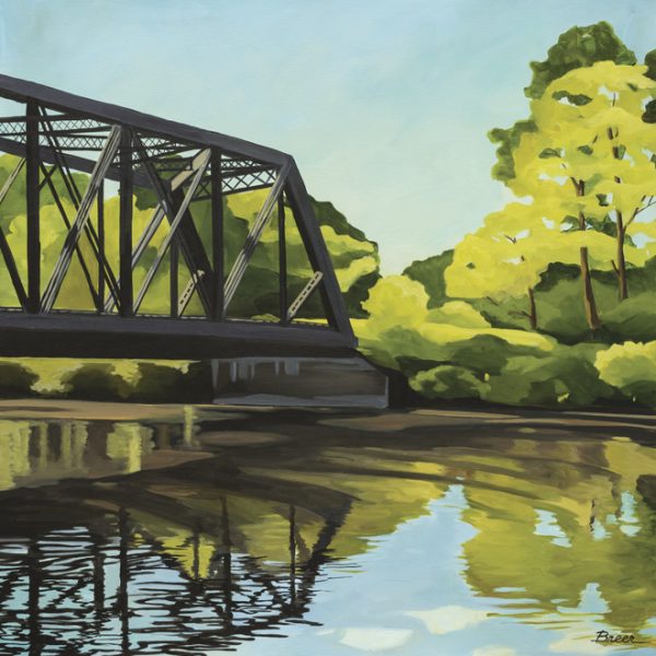 Royal River Railroad Bridge Art Print Catherine Breer