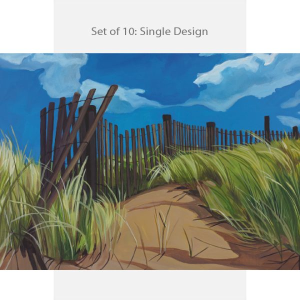 Beach Fence Single Cardset by Catherine Breer