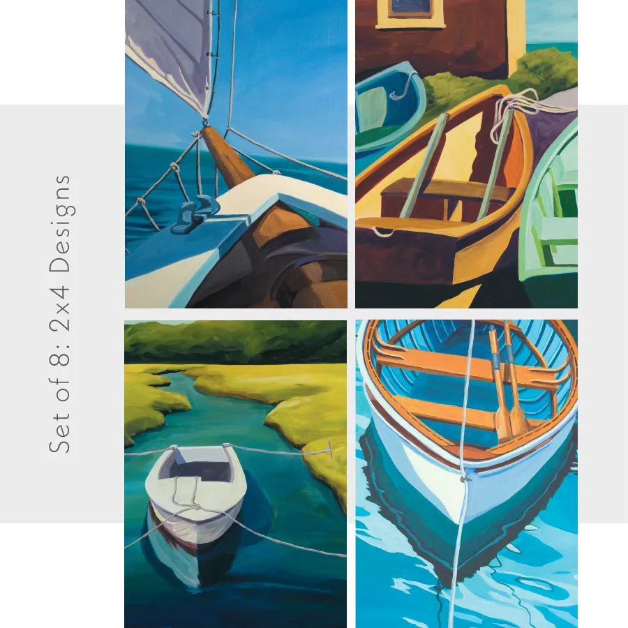 Romancing the Boats Note Cards Romancing the Boats Note Cards