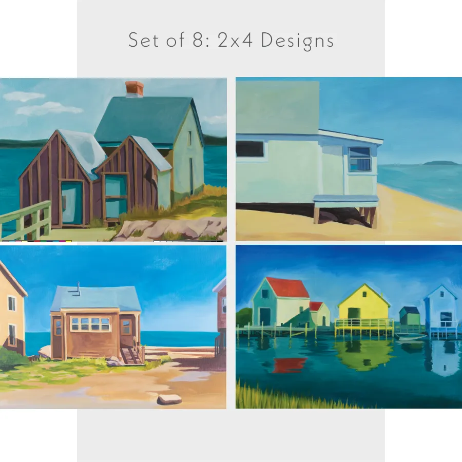 Romancing the Sea Shacks Note Cards Romancing the Sea Shacks Note Cards