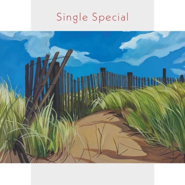 Beach Fence Note Card