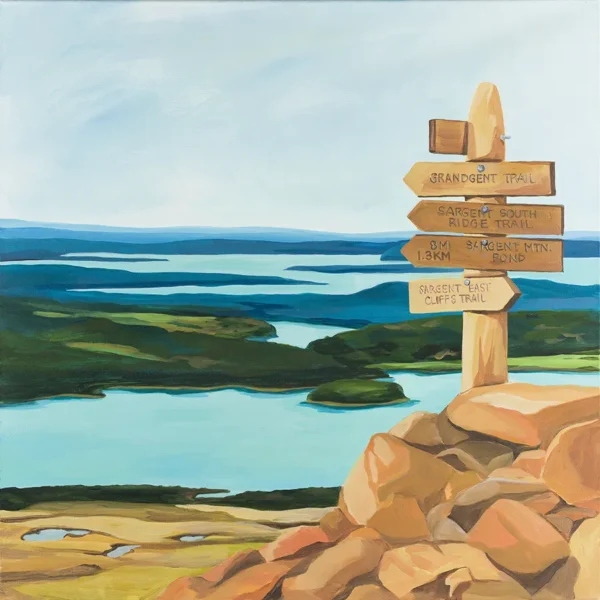 Sargent Mountain Art Print Acadia