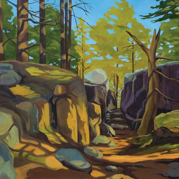 Anvil Trail Art Print Acadia