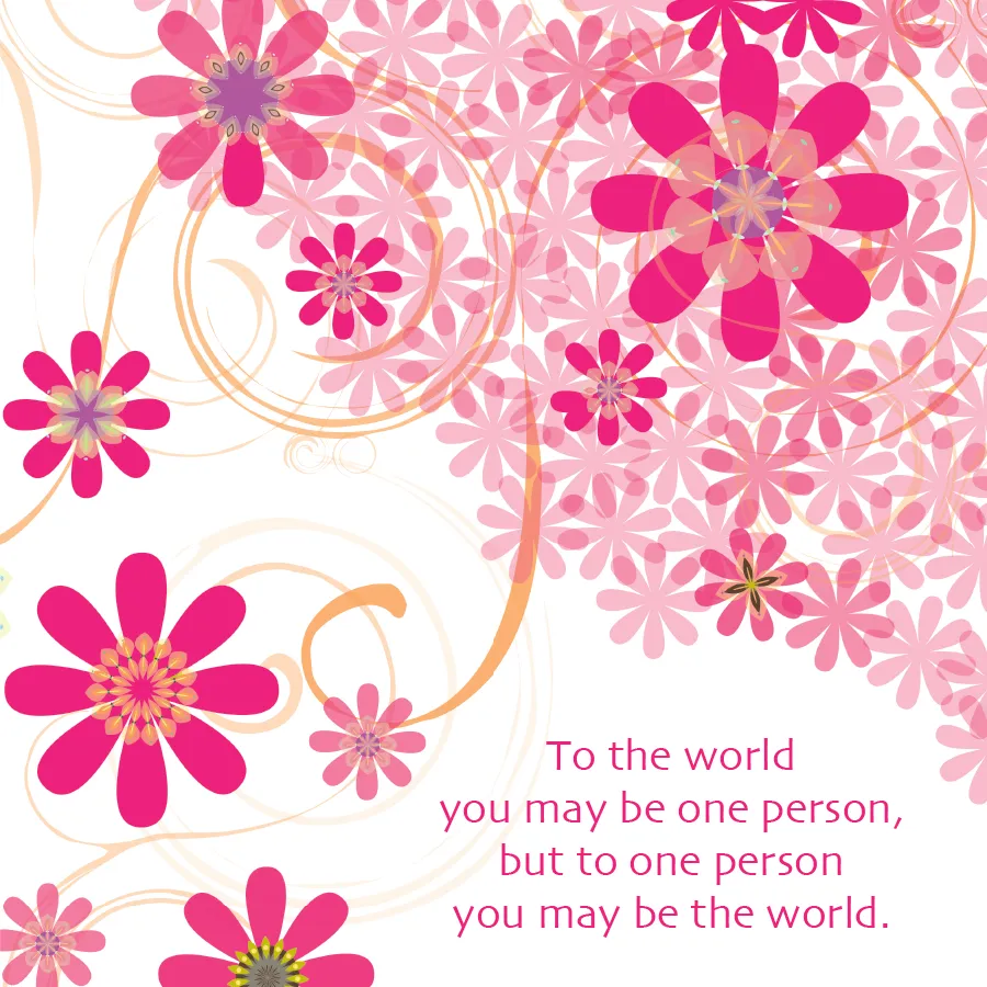 SoulDuster Inspirational Print 2 – You may be the world SoulDuster Inspirational Print 2 - You may be the world