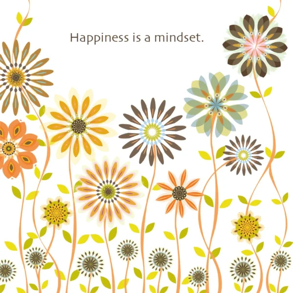 SoulDuster Inspirational Print 9 - Happiness is a mindset