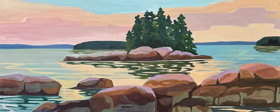 February image: Contemplation 1 by Catherine Breer, cropped